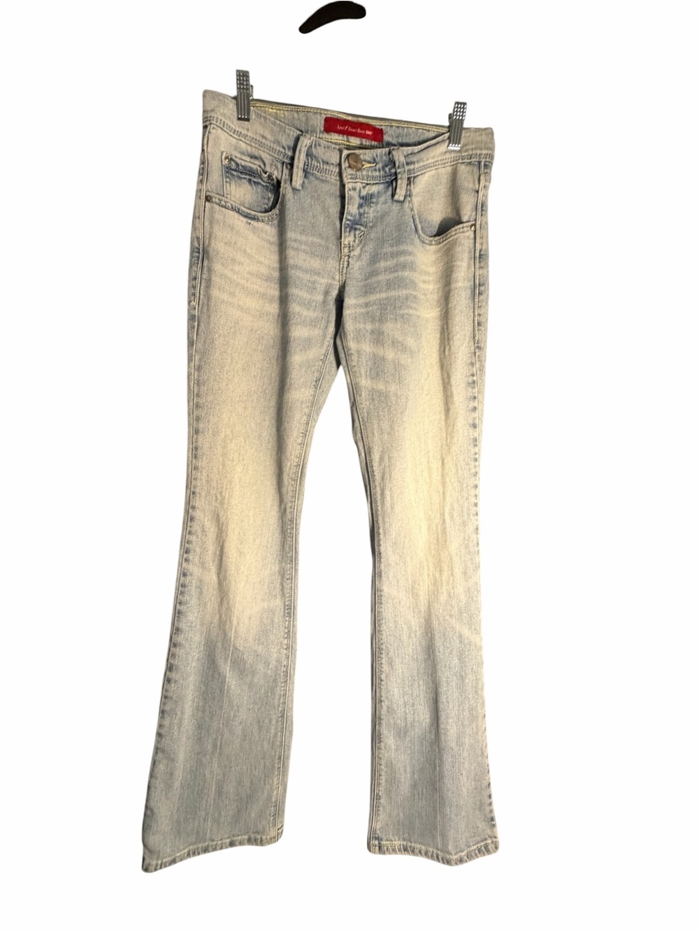 Levis Demi Boot 508 Light Wash Jeans - Classic Straight Fit Sz 27 - Picture 2 of 12